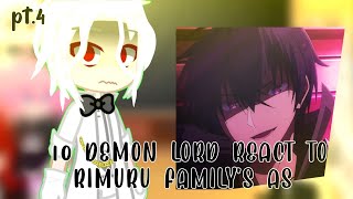 × 10 Great Demon Lord React To Rimuru Family As × 4  Older brother as Anos Voldigoad [upl. by Scholz]