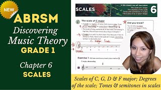 ABRSM Music Theory  Discovering Music Theory Grade 1 Ch6 Scales Walkthrough Sample [upl. by Stanwin]