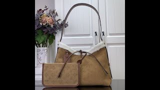 Louis Vuitton CarryAll PM M11843 Beige [upl. by Lardner990]