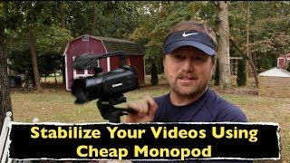 How To Stabilize Your Videos With A Cheap Monopod [upl. by Lucania]