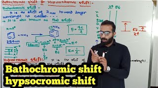 Bathochromic shift and hypsochromic shift  Red and blue shift  UVVisible spectroscopy [upl. by Clarita]