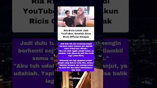 Ria Ricis Lelah Jadi YouTuber Setelah Akun Ricis Official Dibajak riaricis teukuryan artist [upl. by Anawk]