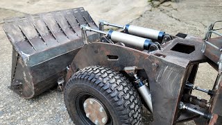 Homemade wheel loader  Caterpillar 994 scale 114  part 7  rc action homemade [upl. by Frederiksen902]