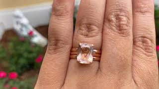 All About My Morganite Engagement Ring [upl. by Harraf]