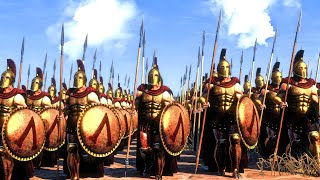 The Spartans Vs Thracians  16000 Unit cinematic battle  Total War Rome II [upl. by Noramac]