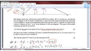 CIE Mechanics 1 Paper 4 code 970941 OctNov 2012 Exam Solutions [upl. by Festus]