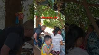 Family bonding eating underneath the mango 🥭 tree [upl. by Mikeb]