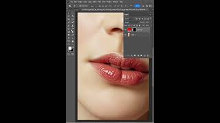 Easy technique to create realistic any colors lipsticks in photoshop shorts photoshop status [upl. by Persons]