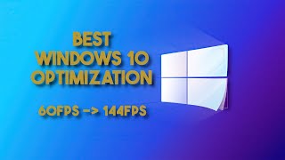 ULTIMATE WINDOWS 10 OPTIMIZATION GUIDE with timestamps [upl. by Harac149]