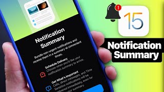 NEW Notification Summary  incredibly useful Feature in iOS 15 [upl. by Eblehs]