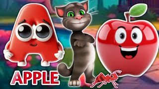 Phonics Song with TWO Words  A For Apple  ABC Alphabet Songs with Sounds for Children [upl. by Danya247]