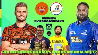 SA20 2024 Sunrisers Eastern Cape vs MI Cape Town Preview By Pdoggspeaks [upl. by Ahsotan]