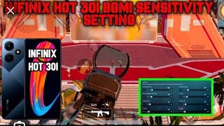 Infinix Hot 30i PUBG mobile sensitivity settings  PUBG mobile graphics settings BGMI ampPUBG [upl. by Sinegra]