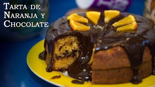 Tarta de Naranja y Chocolate Facil y Riquisima [upl. by Eiaj421]