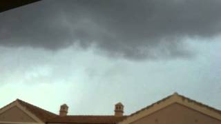 Otro video de la tormenta de ayer rayo capturado [upl. by Belding]