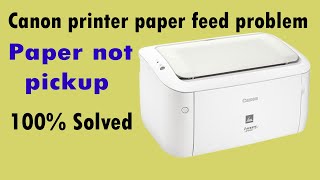 How to fix a Canon paper feed problem on on Canon iSENSYS LBP6020 solved by technical jasis [upl. by Enneirdna]