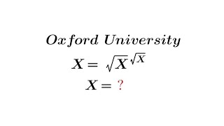 Can You Slove Oxford University Admission Interview Question maths exponent math education [upl. by Tandy]