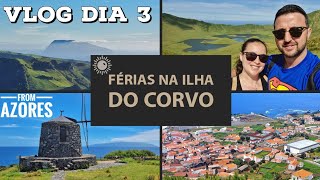 VLOG 3  FÉRIAS NA ILHA DO CORVO  Azores  Açores [upl. by Zoilla]