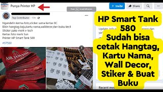 Printer Cetak Hang Tag Kartu Nama Wall Decor Stiker dan Cetak buku [upl. by Irat]