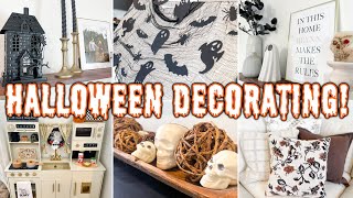 DIY HALLOWEEN DECORATING IDEAS 🎃 GET YOUR HOME READY FOR HALLOWEEN  Fall Decor Home Styling Ideas [upl. by Idden790]