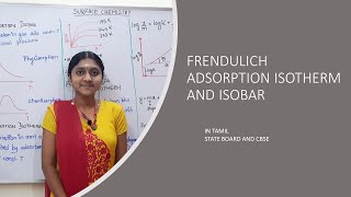 FREUNDULICH ADSORPTION ISOTHERM AND ISOBARSURFACE CHEM PART 4IN TAMIL [upl. by Sirroned17]