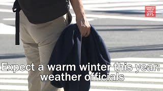 Expect a warm winter in Japan this year weather officials [upl. by Ennovyhs]