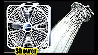 Fan  Shower Noise  10 Hours of SHOWER SOUND  FAN SOUND [upl. by Skantze]