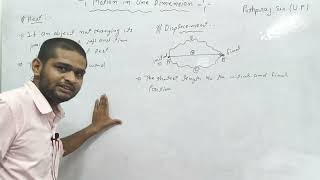 kinematics Motion in One dimensions L1Class 11NEET JEE [upl. by Bedwell]