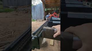 How to level out a timberking sawmill sawmill timberking farm [upl. by Yssep856]