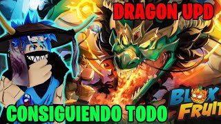 CONSIGUIENDO TODO DE LA NUEVA DRAGON UPDATE BLOX FRUITS UPD 24 [upl. by Mcmahon792]