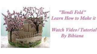 Bendi Fold Card Tutorial [upl. by Aicsile82]