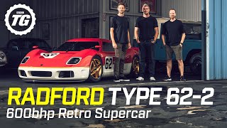 FIRST LOOK Radford Type 622 – Jenson Button’s 600bhp retro supercar  Top Gear [upl. by Jempty893]