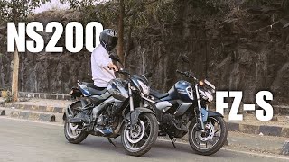 2024 MODEL BAJAJ NS200 BS7 VS YAMAHA FZS V3🔥  DETAILED VIDEO🔥 [upl. by Arman]