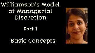 Williamsons Model of Managerial DiscretionMicro Economics AKoutsoyiannis [upl. by Estren]