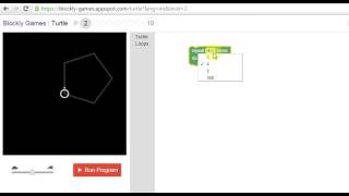 Blockly Games  Solution Turtle 2 [upl. by Lanford369]
