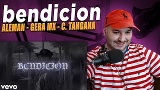 VOLVIO REACCION Alemán Gera MX C Tangana  Bendición Lyric Video [upl. by Randi]