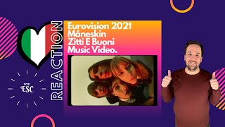 REACTION  MÅNESKIN quotZitti E Buoniquot I Sanremo Winner 2021 I Eurovision Song Contest 2021 Italy [upl. by Ferdinand301]