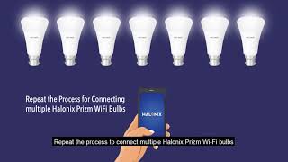 Halonix Prizm Smart LED Bulb 12W – How to Add Device [upl. by Aisereht]