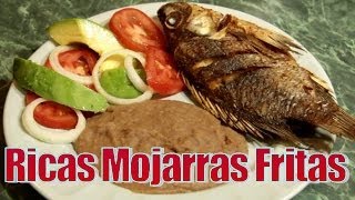 Mojarras Fritas  Facil y Rapido  Recetas en Casayfamiliatv [upl. by Eirrak]