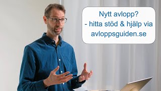 Nytt avlopp Intro till avloppsguidense [upl. by Marquis]