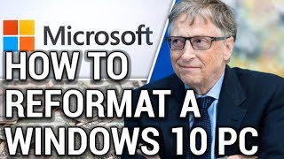 How to Reformat Windows 10 [upl. by Odarbil645]