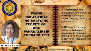 Batayang Kaalaman sa mga Teorya sa Pananaliksik na Akma o mula sa Lipunang Pilipino [upl. by Nallid136]