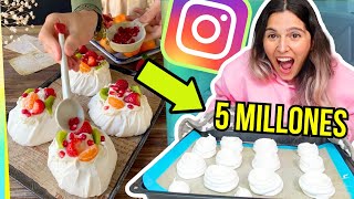 PAVLOVA DESMINTIENDO RECETA VIRAL DE INSTAGRAM  Caro Trippar [upl. by Odracer346]