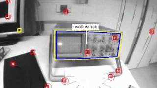 Object tracking with monoSLAM Oscilloscope Tutorial with features [upl. by Eibbil]