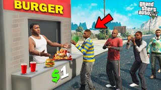 GTA 5  Franklin Opened A Restaurant In GTA 5 [upl. by Oicanata]