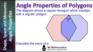 Angles in a Polygon  Mr Mathematics [upl. by Noreh]