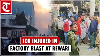 Over 100 workers injured in boiler blast at Dharuhera factory in Haryana’s Rewari [upl. by Leonor480]