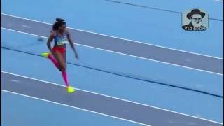 CATERINE IBARGUEN MEDALLA DE ORO OLIMPICO COLOMBIA SALTO TRIPLE INCREÍBLE RIO 2016 [upl. by Ervin143]