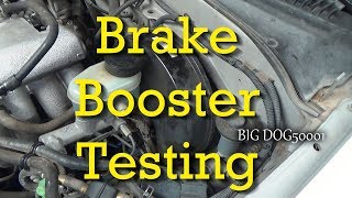 How to Test For a Bad Brake Booster  Brake Booster Testing [upl. by Adiv]