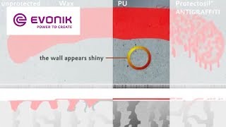 How Protectosil ANTIGRAFFITI® works  Evonik [upl. by Trinl]